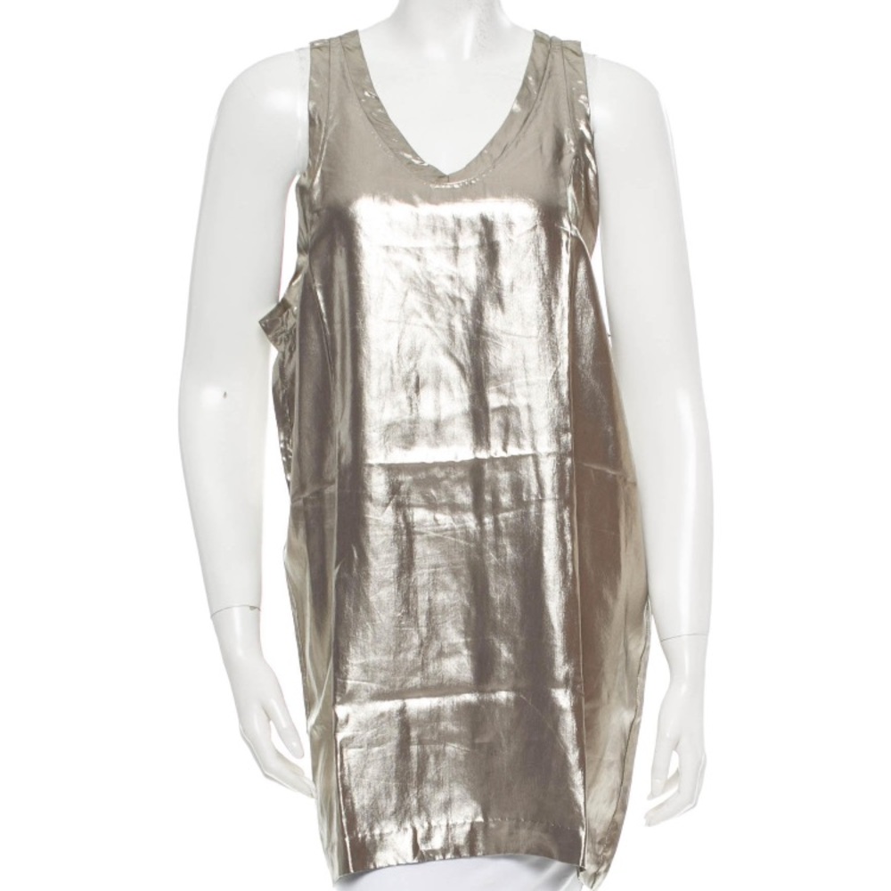 3.1 Phillip Lim liquid silver tunic dress